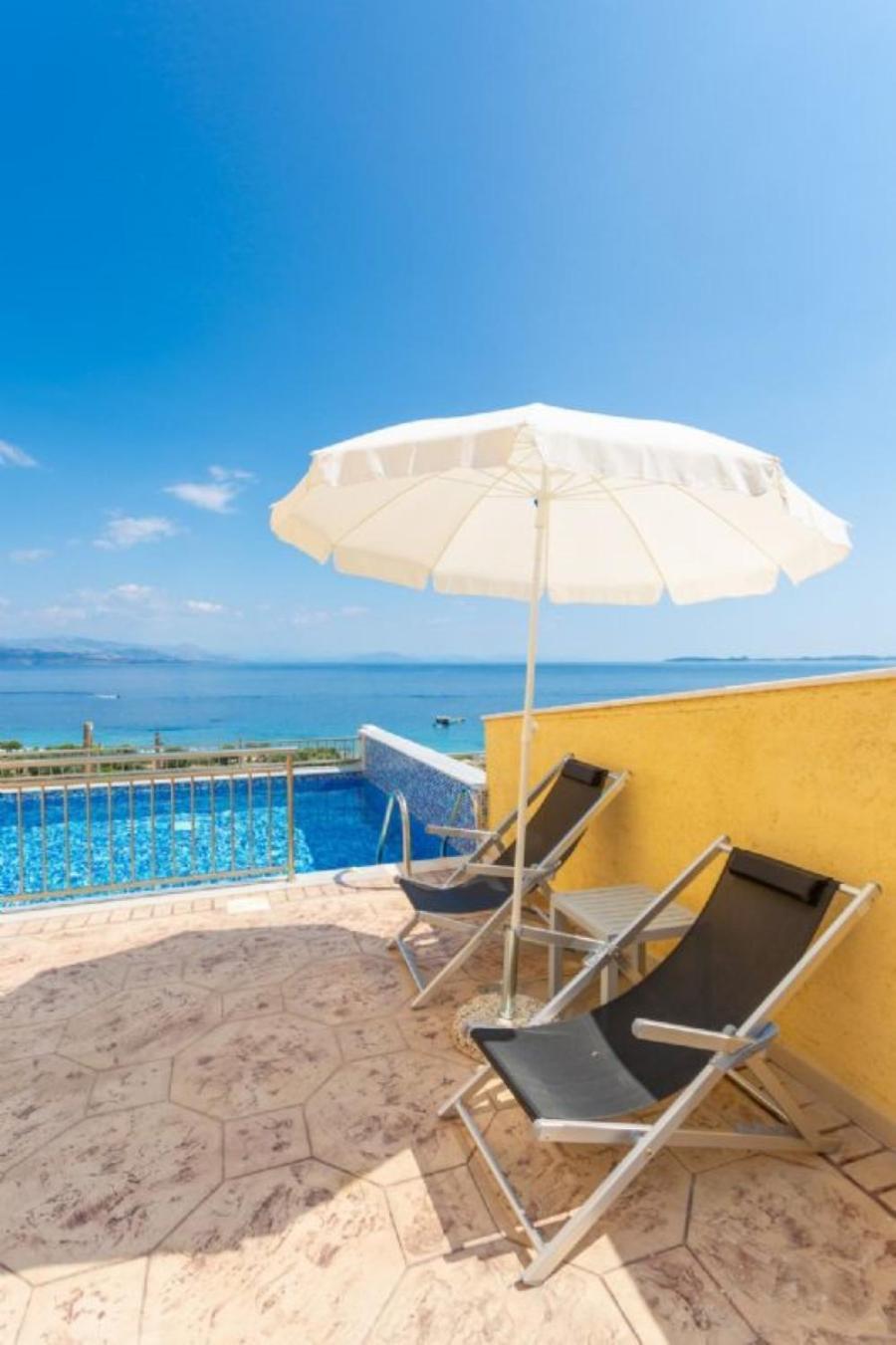Corfu Sea View Villa - Aurora バルバティ エクステリア 写真