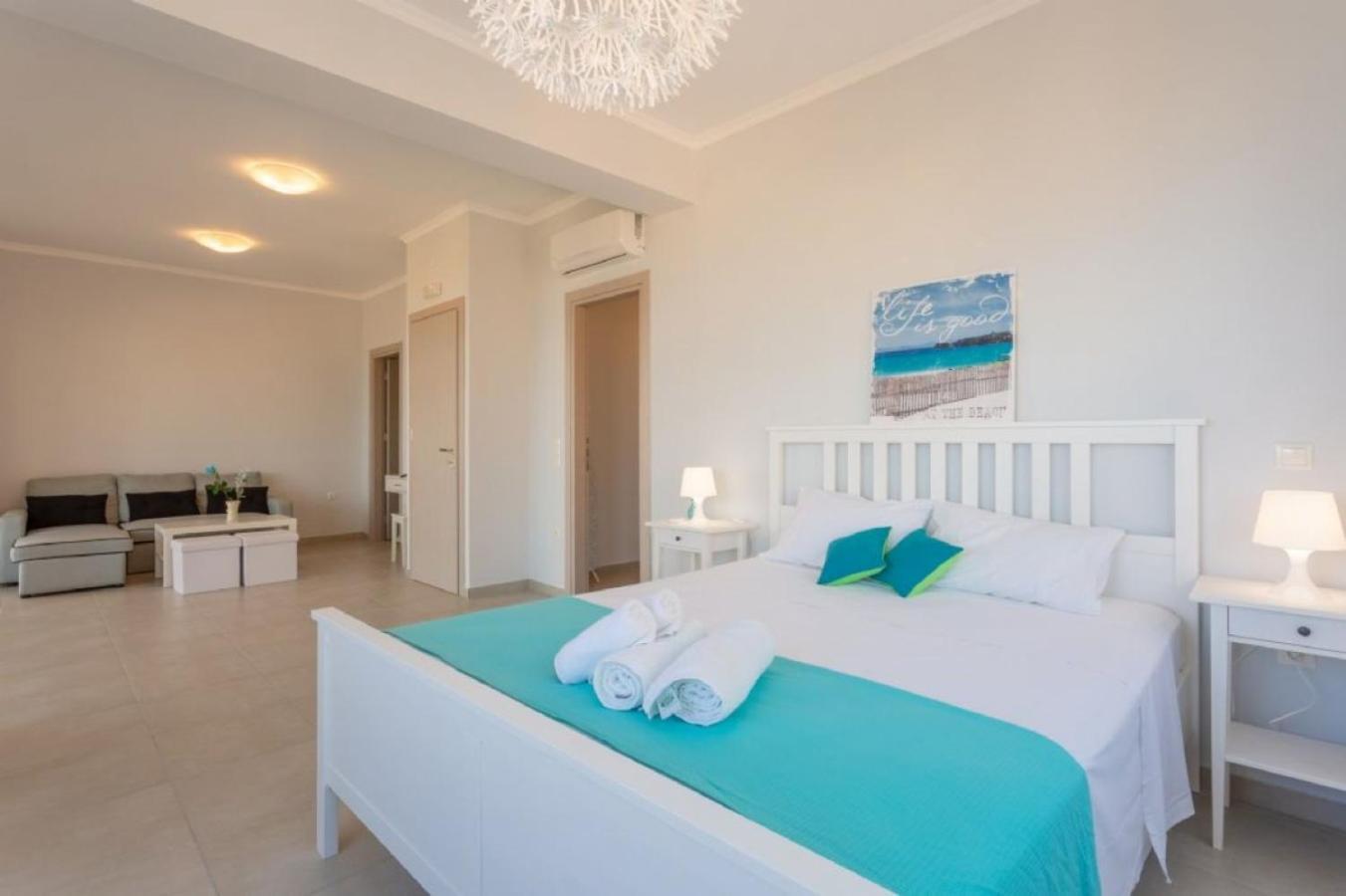 Corfu Sea View Villa - Aurora バルバティ エクステリア 写真