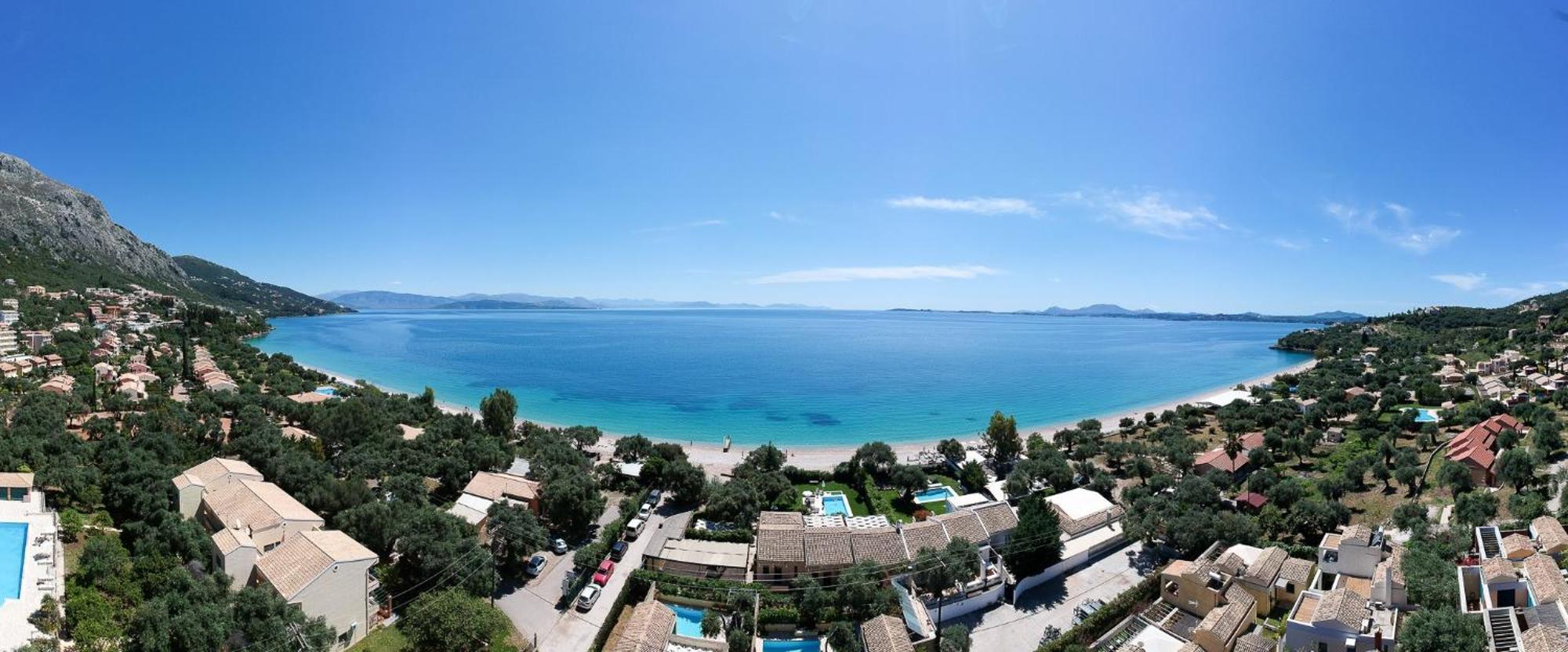Corfu Sea View Villa - Aurora バルバティ エクステリア 写真