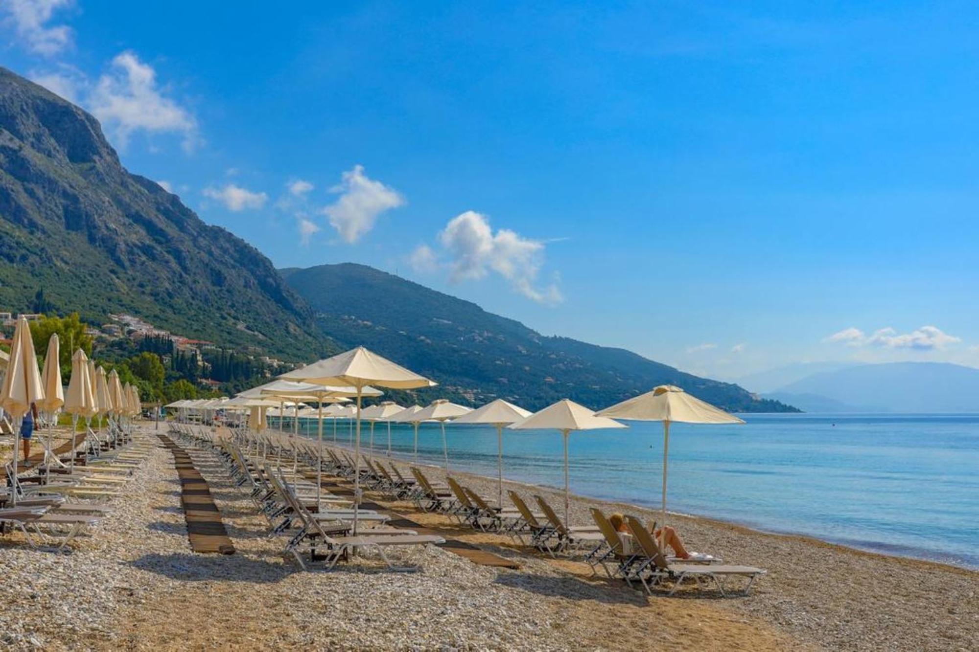 Corfu Sea View Villa - Aurora バルバティ エクステリア 写真