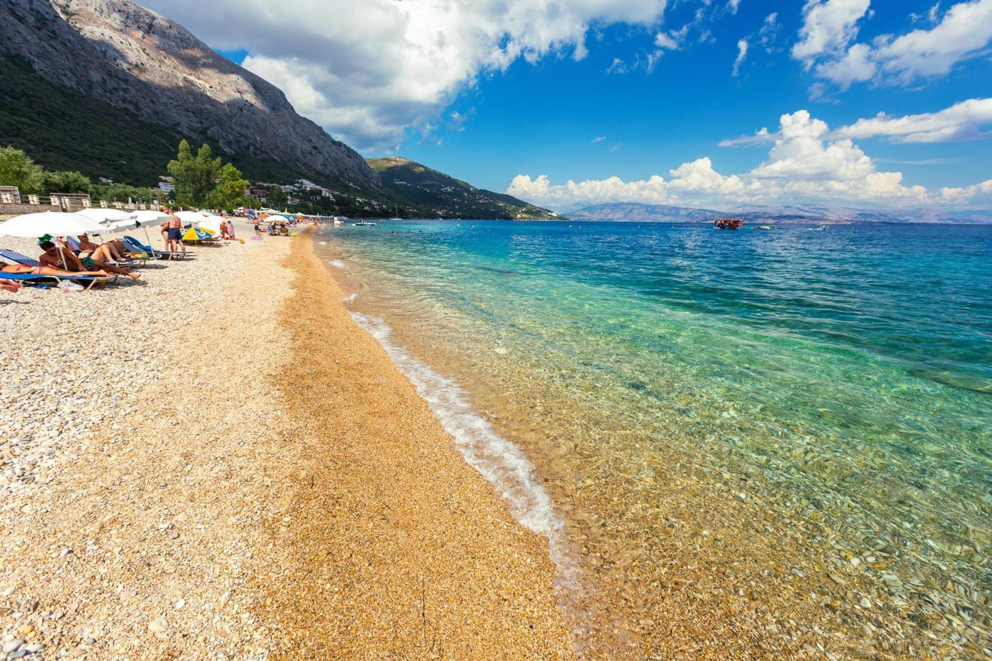 Corfu Sea View Villa - Aurora バルバティ エクステリア 写真